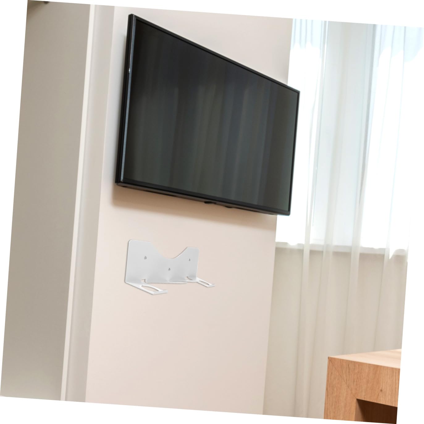 Soporte de Pared para Gafas VR de Hierro Blanco Gancho