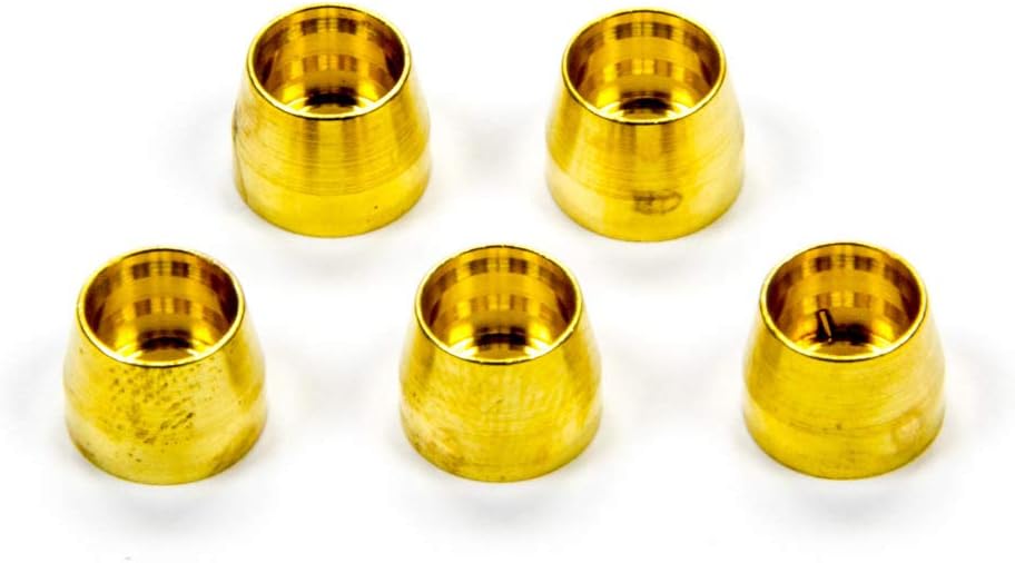 Aeroquip FCM3721 Brass Teflon Hose Replacement Sleeves - Pack of 5