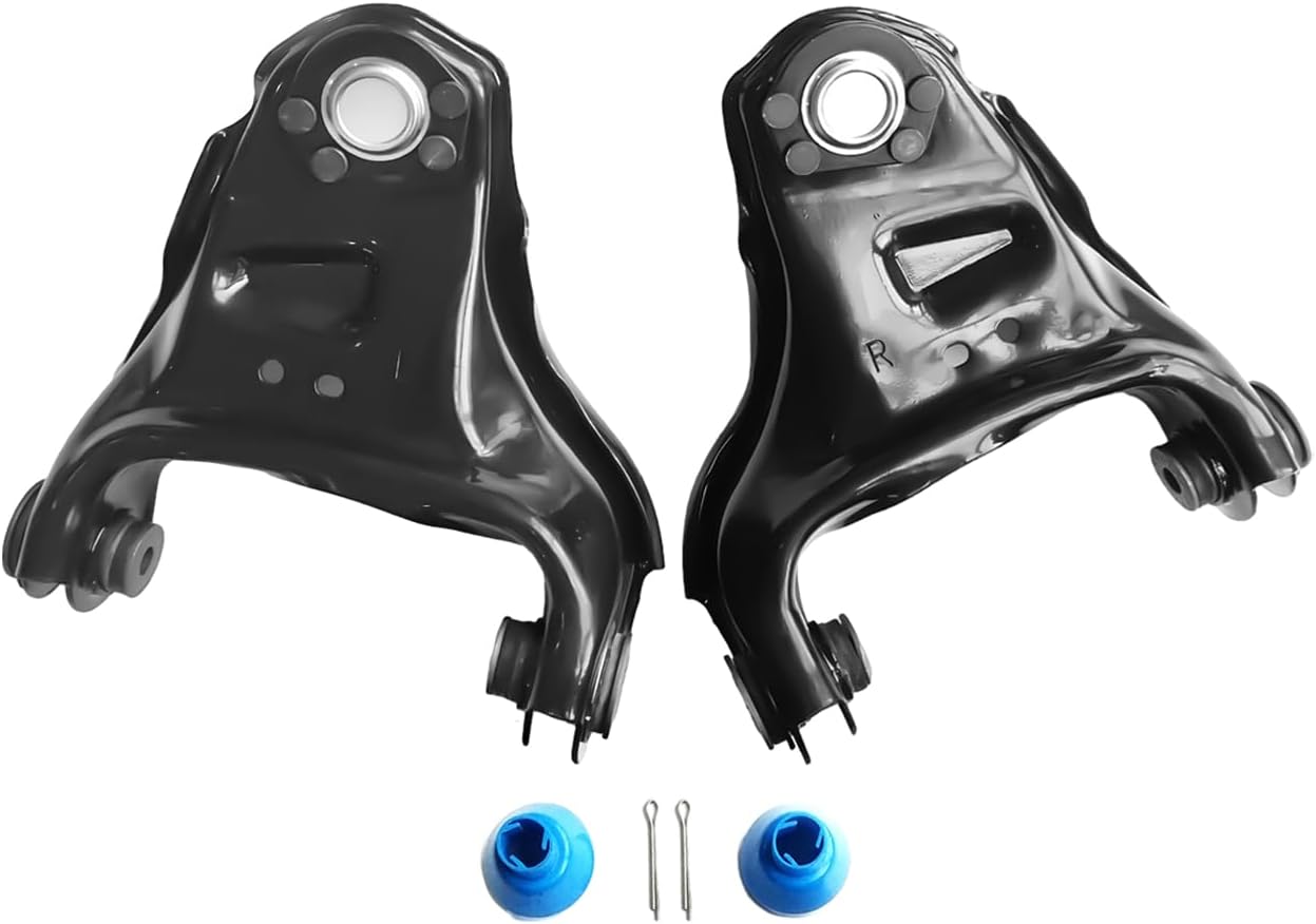 Front Upper Control Arm & Ball Joint Set Compatible with Chevy S10 Blazer, GMC Sonoma Jimmy, Oldsmobile Bravada (4WD Only) - Driver & Passenger Side Suspension Kit 1984-2005