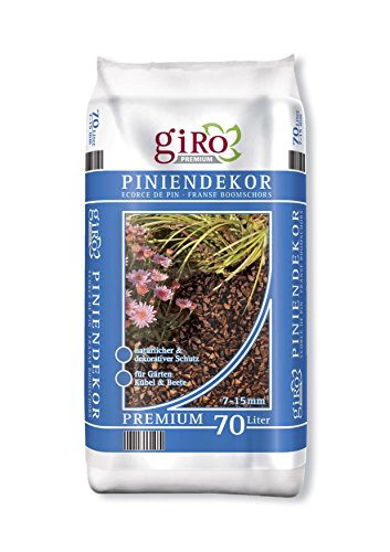 70 Liter Premium Pinienrinde Mulch Rindenmulch Dekorrinde...