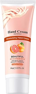 Jugaoge Women Hand Cream Brighten Skin Tone Moisturizing Nourishing No-greasy Improving Dryness for Refreshing 3 Pcs Grapefruit One Size