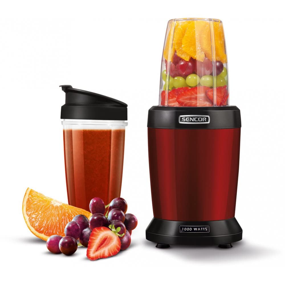 SENCOR SNB 4301RD frullatore da cucina Smoothie, Nutri Mixer, Soup Maker, Rosso