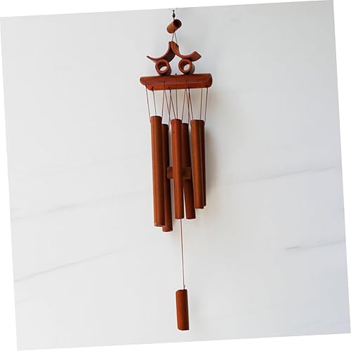 Miniatura 6 de Campanilla de viento para exteriores, decoración de jardín hecha a mano con sonido agradable para patio, porche y entrada colgante