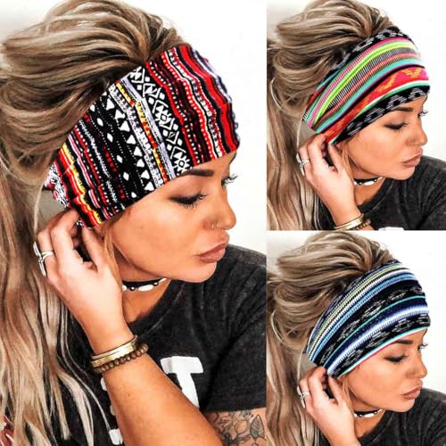 Aceorna FD038-20210513 Boho Headbands Wide Knot Hair Band Elastic Turban Head Band Stretch Twist Head Wraps Fashion Hair Accessories cover