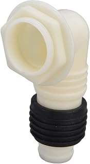 Washing Machine Floor Drain Connector 90 Degree Right Angle Plastic Elbow with Sealing Ring Multifunctional Washing Machine Drain Pipe Fitting Elbow Connector
