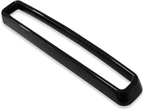 Miniatura 5 de MSCRP Insertos de rejilla delantera ABS para Dodge Challenger 2015-2020 (negro)