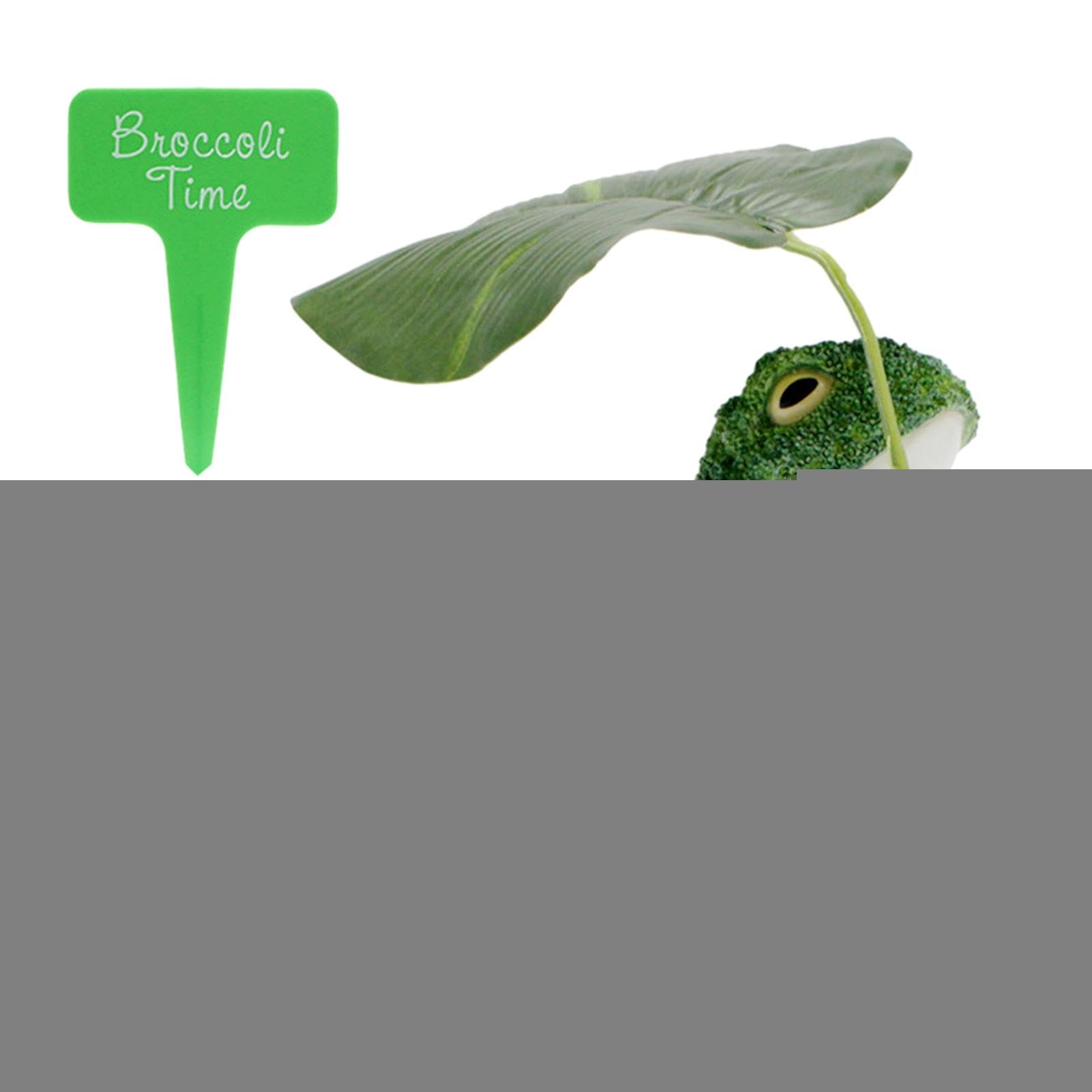 Froschfigur, Brokkoli-Frosch mit Regenschirm, Froschstatue, Dekoration, Froschform, Sammlerstückfigur, künstlerische Heimdekoration, Statue, kreative Frosch-Skulpe für Zuhause, Bücherregal-