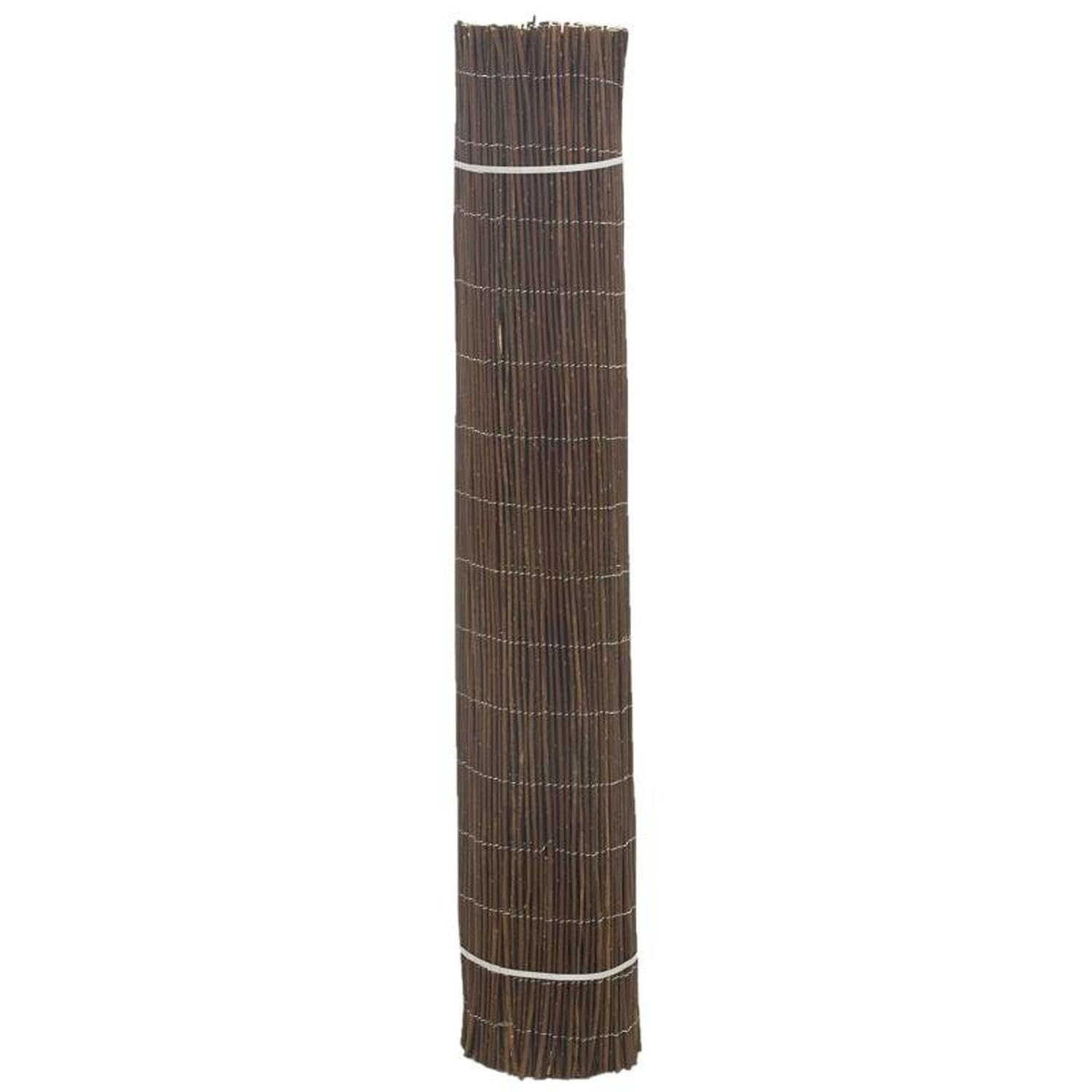 AUBRY GASPARD - Canisse en Osier Naturel - Brise Vue Jardin occultant - Livré en Rouleau avec Sac de Transport - Idéale pour Jardin et Terrasse - Résistant aux intempéries - 150x500 cm