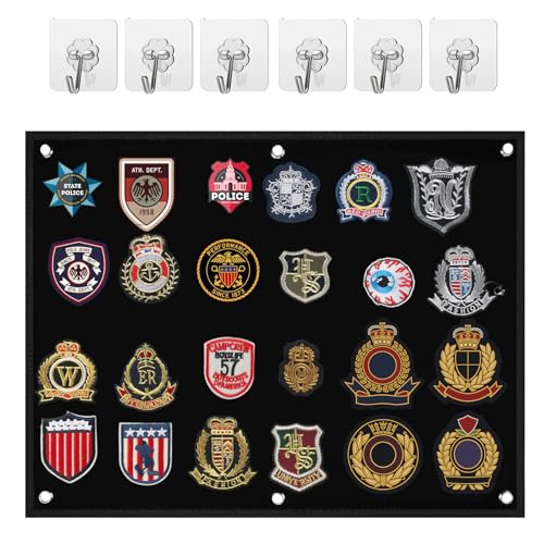 Patches Klett Wand 60 x 45cm Kletttafel Patches Klett Faltba Klettfläche Klettmatte Taktische Patch Display Tafel für Abzeichen Aufnäher