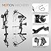 MOTION ZEUS Lightweight Compound Bow Package Fully Adjustable for Adults and Teens,23.5