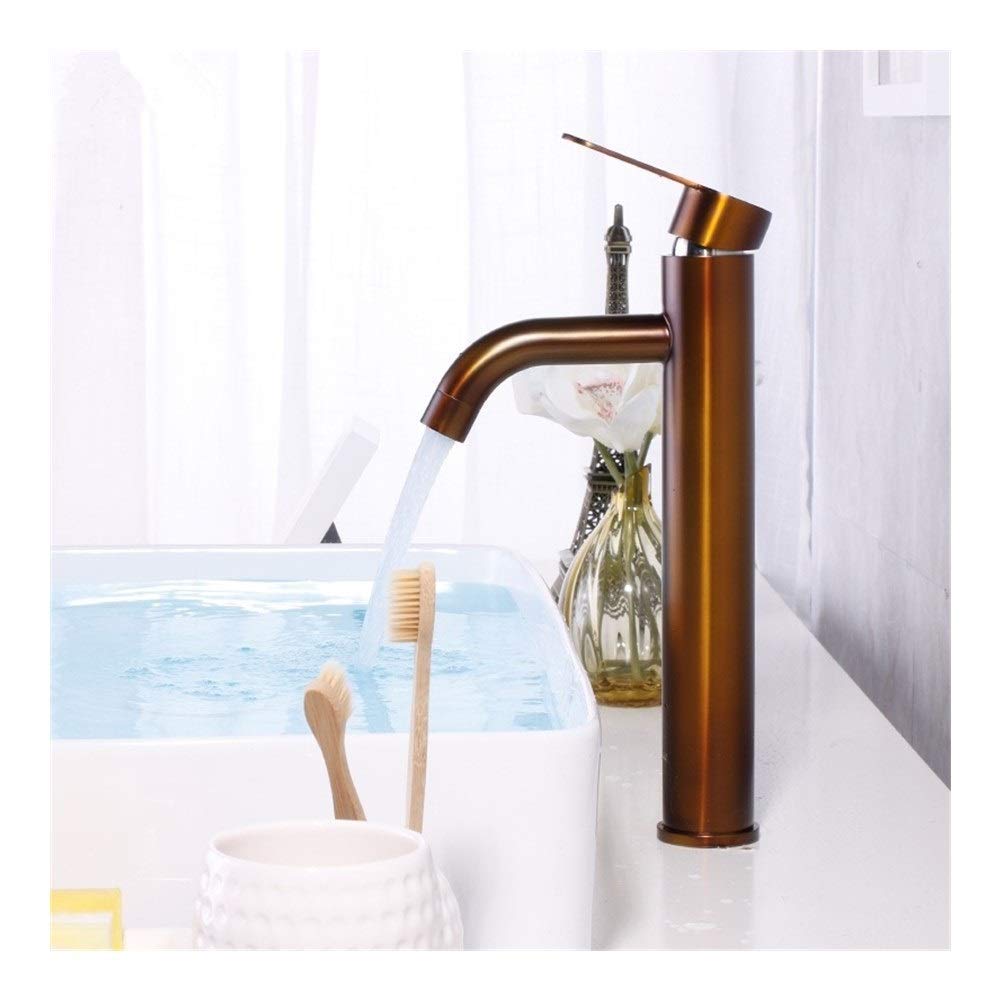Faucet Modern Classic Simple Single Handle Single Hole Bathroom Sink Faucet wash Basin Mixer Tap Daily Use, Durable