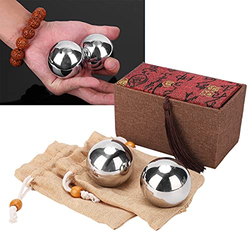 Boules de relaxation traditionnelles en acier pour massage à la main