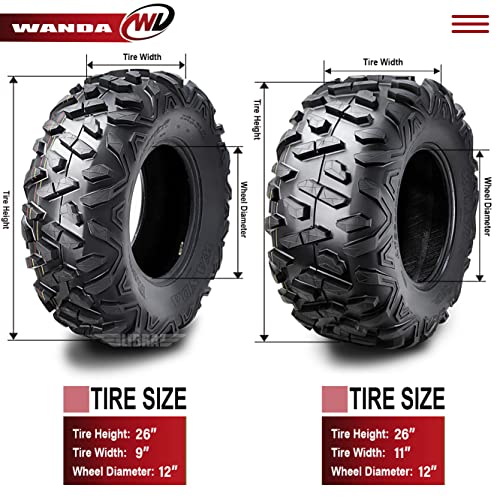Wanda ATV Tire Set