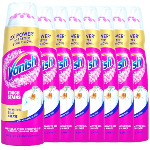 Vanish Pre-treat PowerGel Stain Remover (8 x 200ml) 1.6L