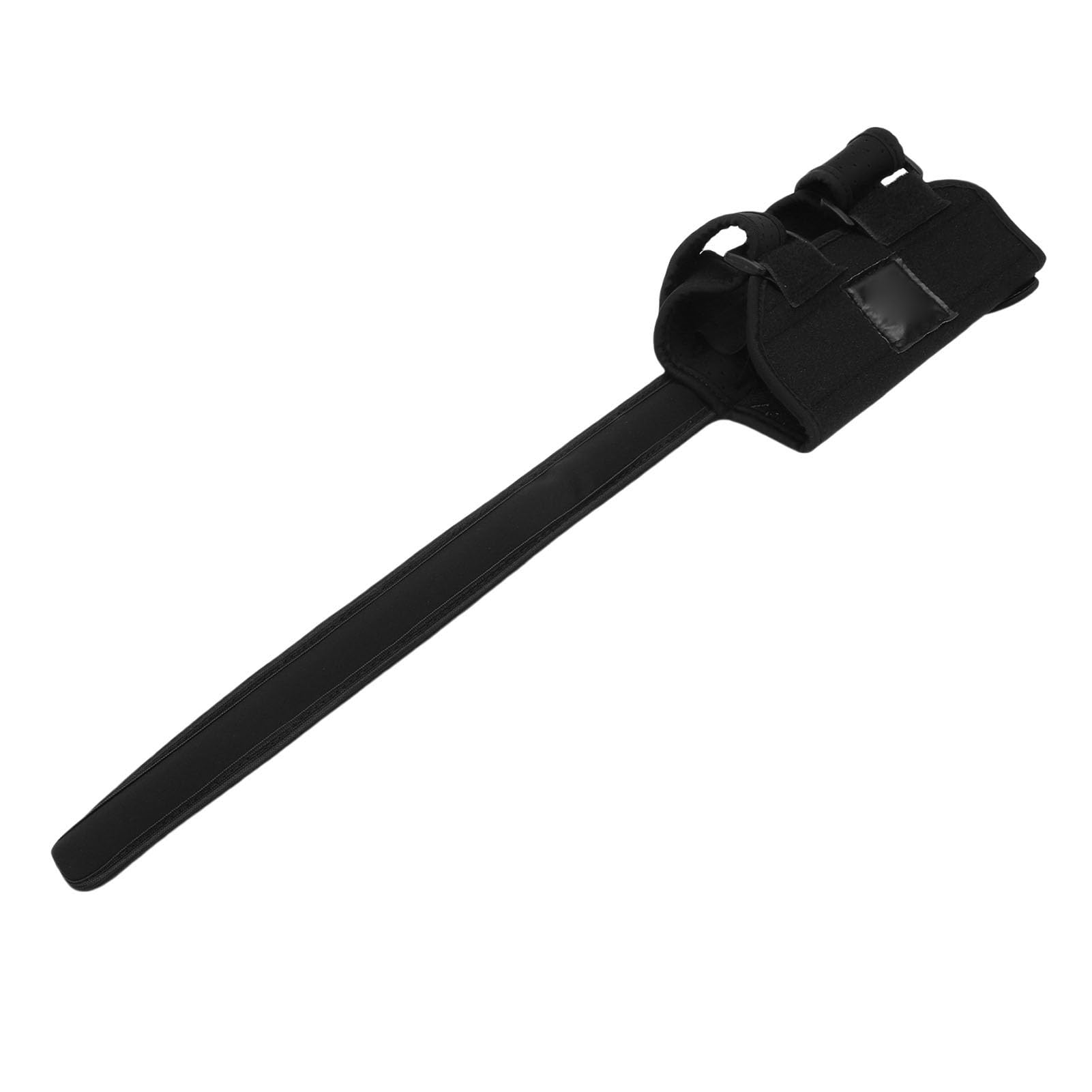 Ausla Club Swing Trainer Ellenbogenbandage, Schwarzer Latex-Verbundstoff, Gerader Arm, Club-Trainingshilfe mit Akustischer Warnung, Verstellbare Passform für Rechts- und Linkshänder, Frauen und