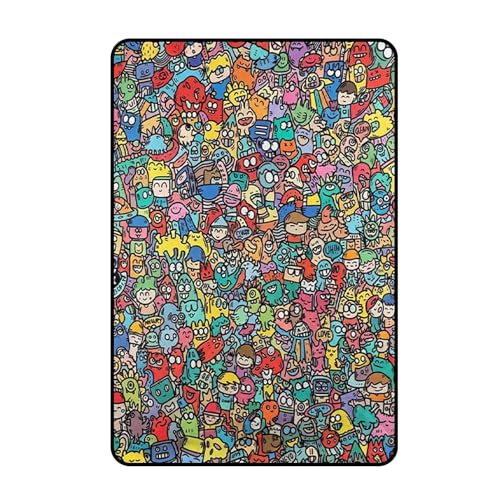 Manta para colorear de bricolaje, colorea tu propia manta, mantas de sofá lavables de bricolaje para niñas, familias, amantes de las manualidades, preescolares, cumpleaños, vacaciones, sala de estar