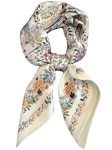 Onllh Silky Scarf for Women Lightweight Satin Bandanas Neck Hair Wrap For Sleeping Head Scarves 27.5' A18