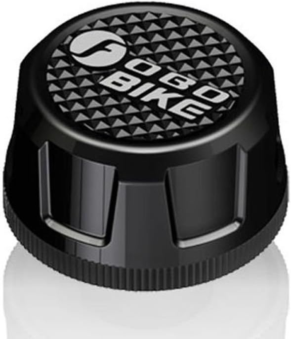 FOBOFB1574 Bike Bluetooth Advanced Tyre Pressure Monitoring System, Black