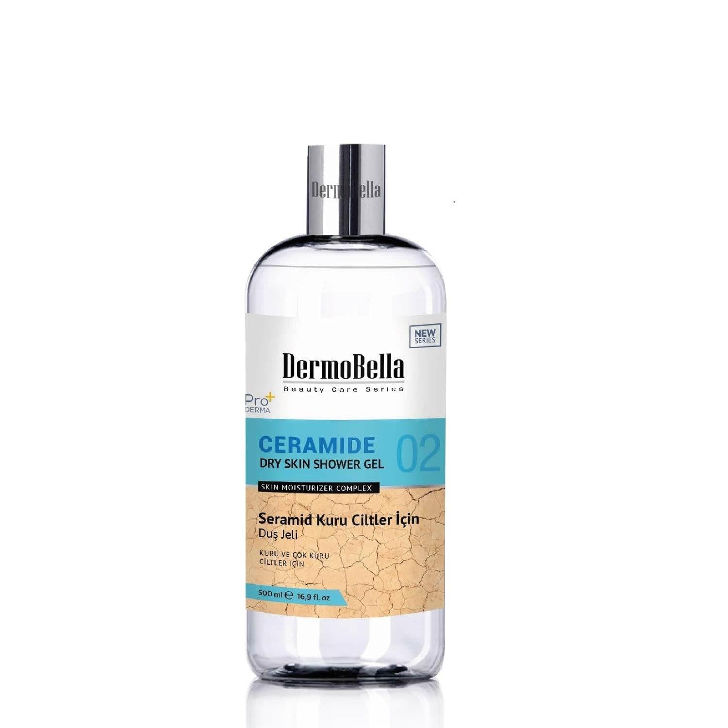 DermoBella Seramid Kuru Ciltler İçin Duş Jeli 500 ml