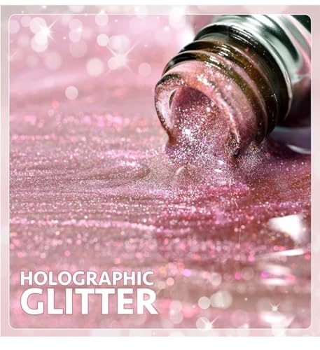 Image of Pink Cat Eye Gel Nail Polish 7.5ml- Magnetic Shimmer Effect | Long-Lasting UV /LED Soak Off Gel | Mirror Shine Cat Eye Nail Art Gel for Salon (Pink)