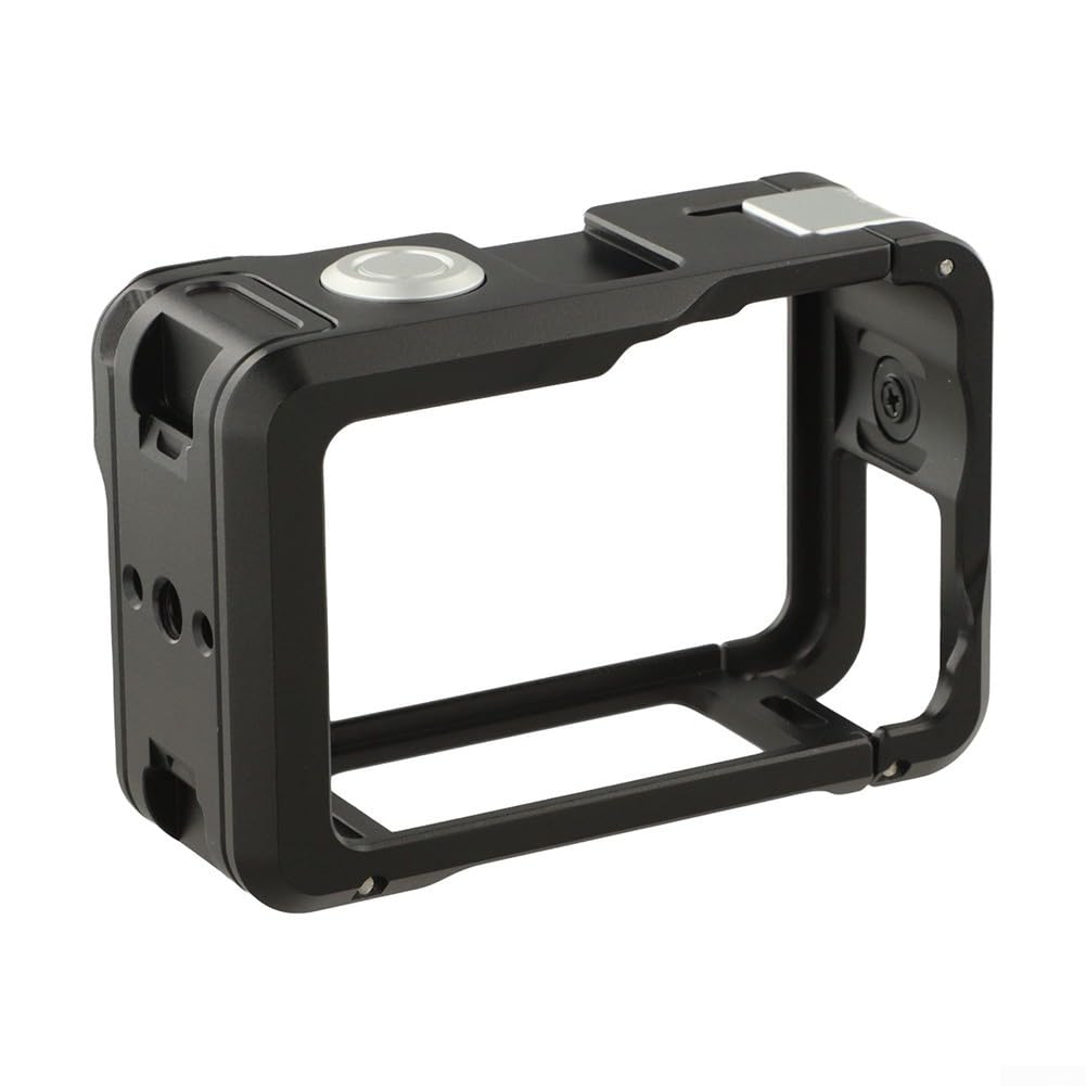 Cage métallique robuste pour DJI Action 6 conçue pour protéger contre les chutes, les rayures et l'exposition environnementale lors d'une utilisation active