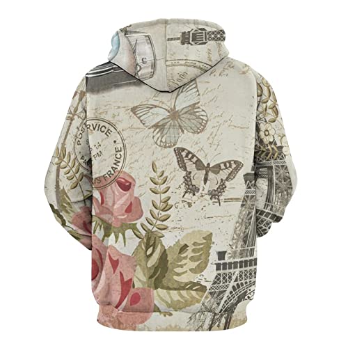Sweatshirt pull Tour Eiffel UMENG pour exprimer votre amour du style parisien - 3