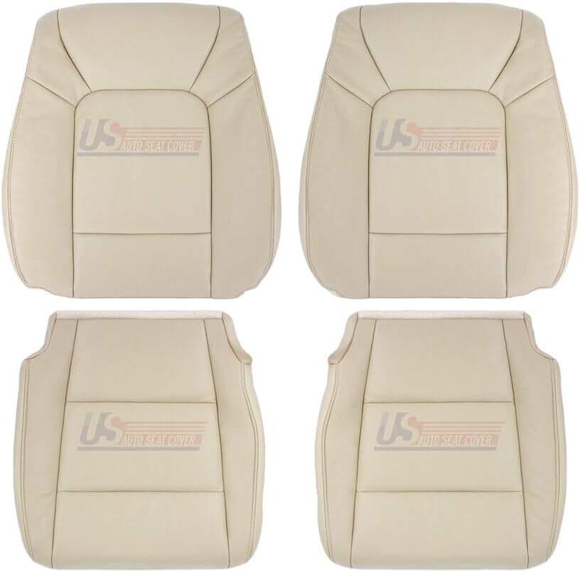U.S.AutoSeatCover U.S.AutoSeatCover 2009 2010 2011 Compatible with Honda Compatible with Pilot Driver & Passenger Bottoms&Tops Leather Cover Tan