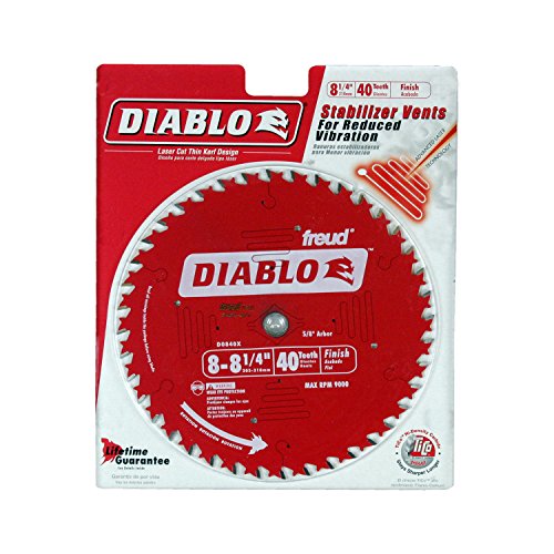 Lame de scie circulaire Diablo D0840X 40T : l'outil idéal pour rénover votre terrasse