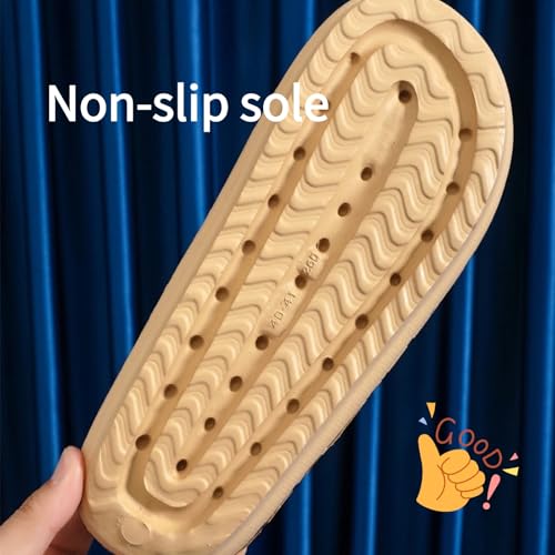 Product Title: Women's Cloud Pillow Slides Thick Sole Open-Toe Sandals Leopard Non-Slip Slippers for Indoor & Outdoor4