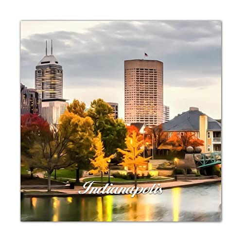 Skyline Indianapolis panneau bois noble 40,6 cm