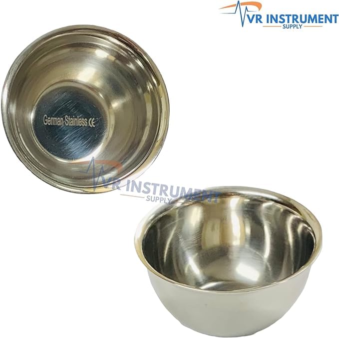Tazones de Acero Inoxidable para Mezclar Dental 50x30 mm 2 Pzas miniatura 2