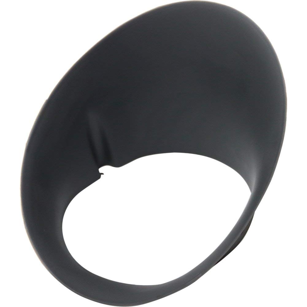 Evan Fischer Front Fog Light Trim Compatible With 2002-2008 Dodge Ram 1500, 2003-2009 Dodge Ram 2500, Textured Black, Passenger Side