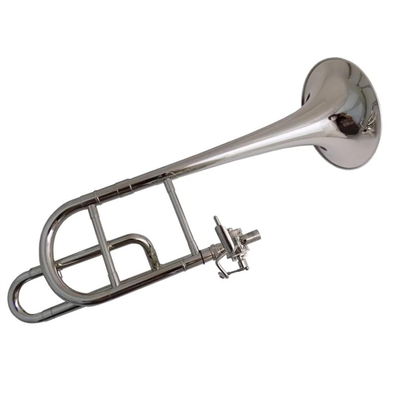 trombone kit Musical Instruments Trombone Yellow Brass Lacquer With Case Mouthpiece Eb Alto Trombons(Nickel plated)