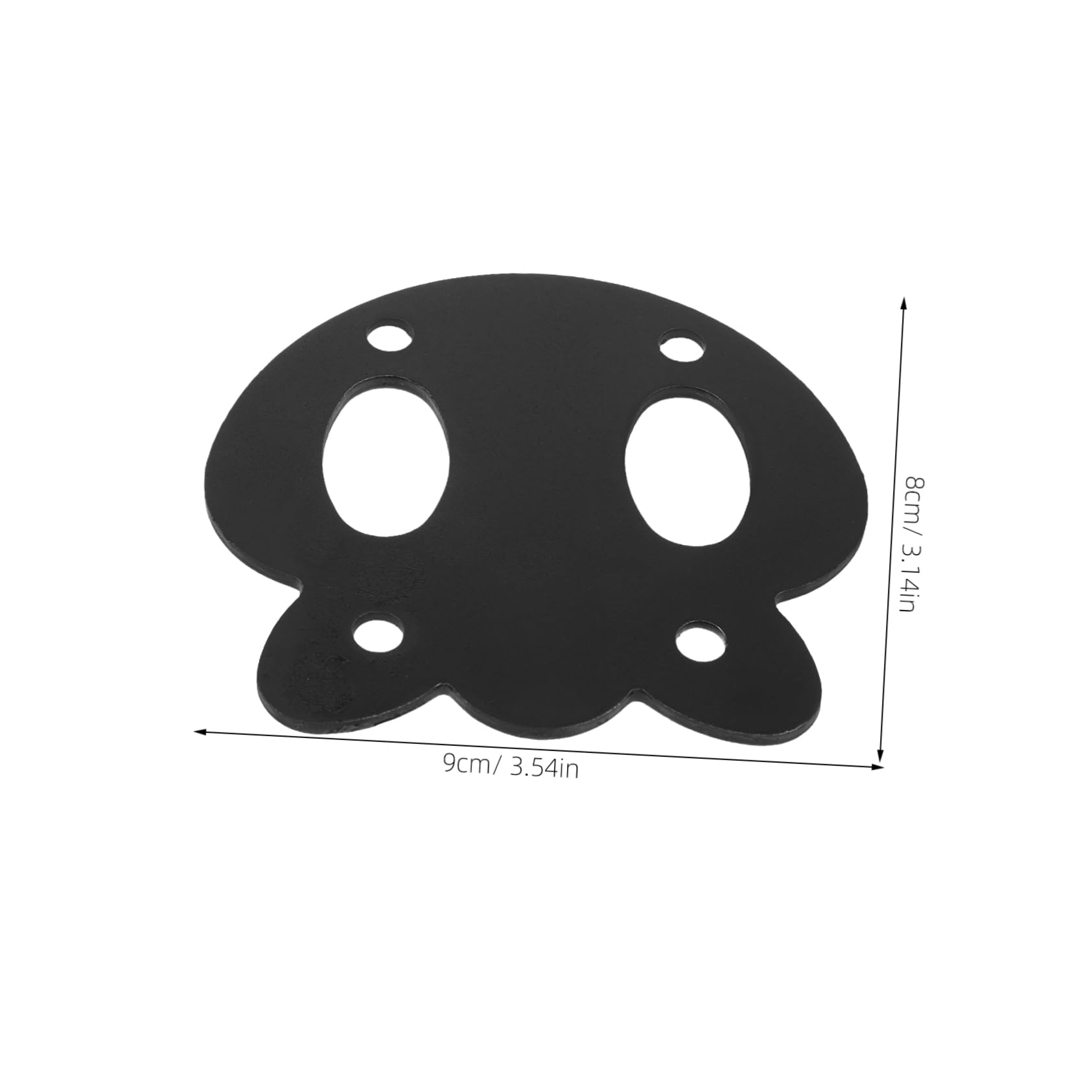 Hemoton Protective Gasket Skateboard 2pcs Anti Sinking Gasket for Skateboard Deck Hardware Aluminum Alloy
