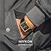Miykon Vintage Watches for Men - Tank Square Gold Analog Watch with Black Genuine Leather Wrist Strap for Classic Dress - Japanese Quartz, Waterproof to 100ft
