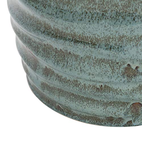 SAFAVIEH ACS4575A Home Kita White Ceramic 19-inch Indoor/Outdoor Side Table Garden Stool
