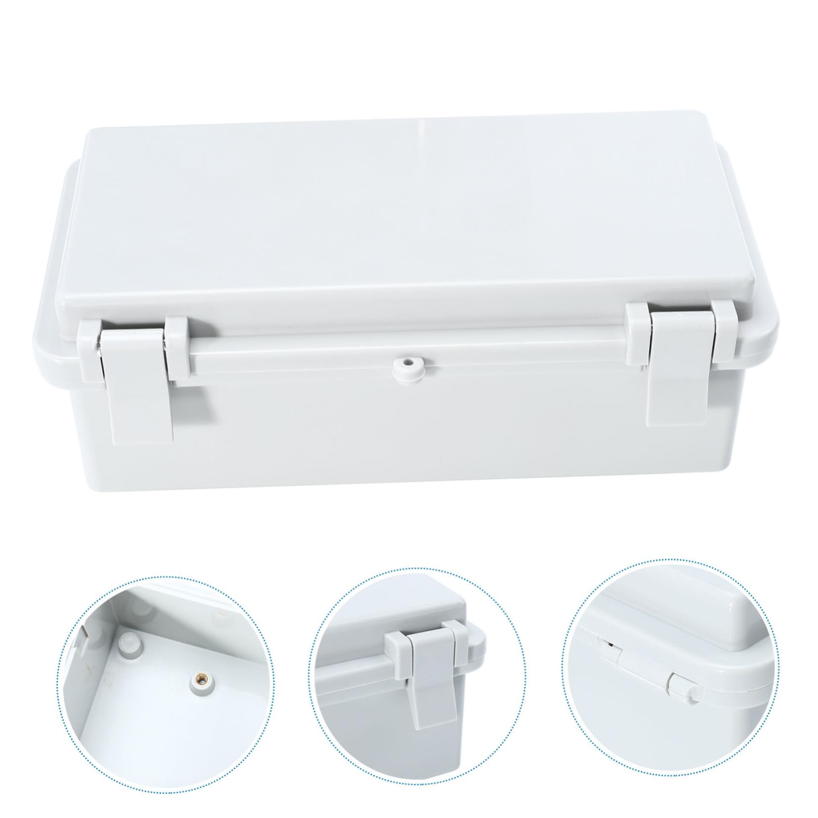 Angoily 2 Pz Scatola di giunzione tappo multi scatole derivazione esterne scatole elettriche scatola derivazione scatole di giunzione scatole di connessione resistenti alle intemperie AbS