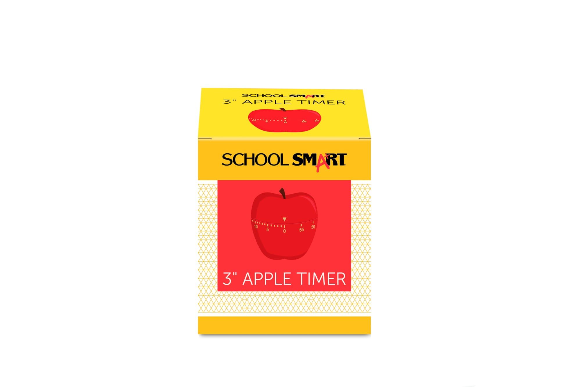 School Smart Apple Shaped Timer with Bell, 60 Minutes - 084083 - Image 4