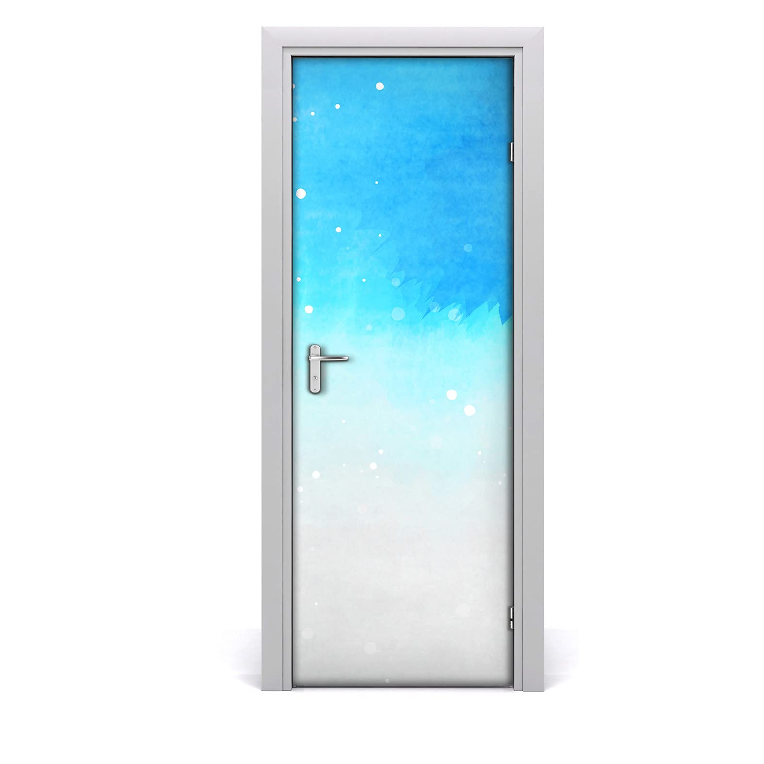 Autocollant de porte pour rénover facilement sans peindre une porte abîmée