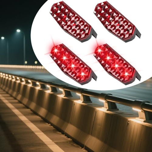 Luces intermitentes anti-colisión impermeables de alta visibilidad para señalización vial 3