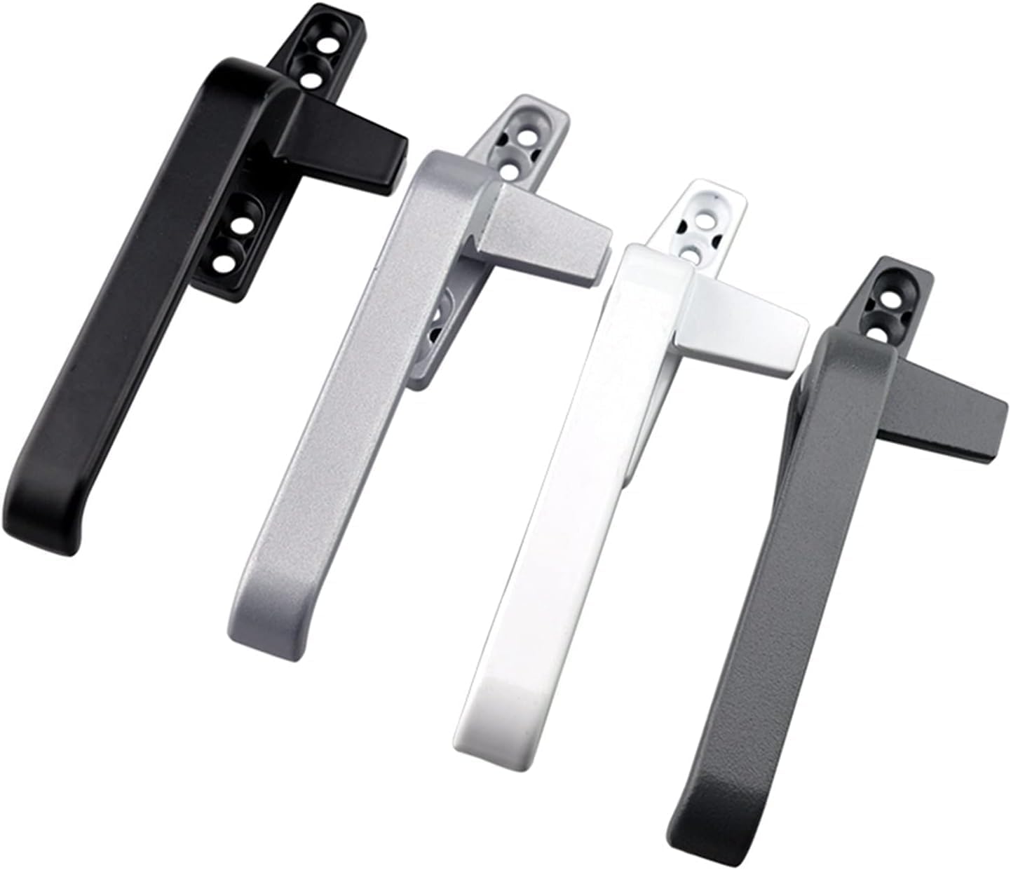 Window Locks, Model Old-Fashioned Doors Windows Push and Pull Aluminum Exquisite(White,Right)