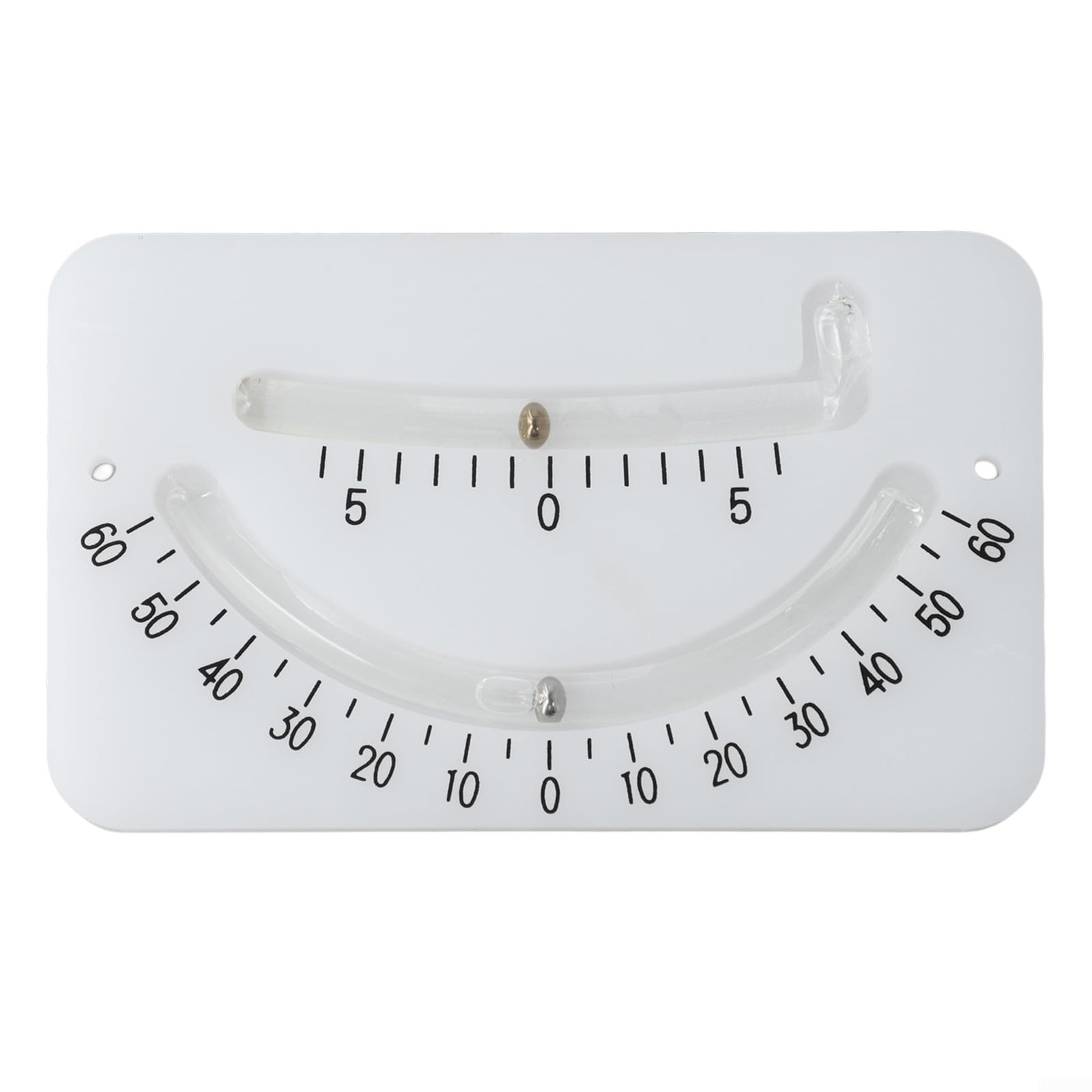 Marine Clinometer für Segeln und Navigation Genauer Steigungsmesser für Segelboote und Fischerboote (Weiß + Grün)
