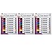 Charles Leonard Dry Erase Markers, Barrel Style, Low Odor, Chisel Tip, Assorted Colors, 8 Per Pack, 3 Packs