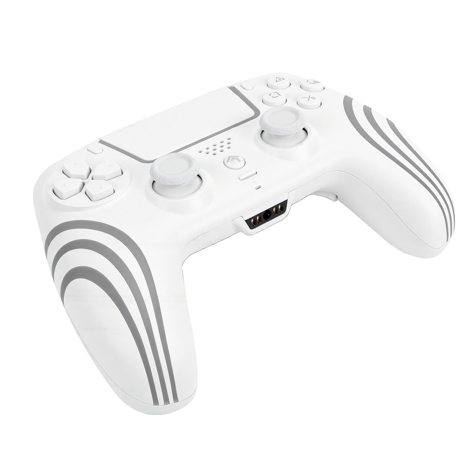 Fabater Controller di Gioco Wireless Tasti Programmabili Personalizzabili con Luce RGB per Giochi per PC Slim Pro Materiale ABS Durevole
