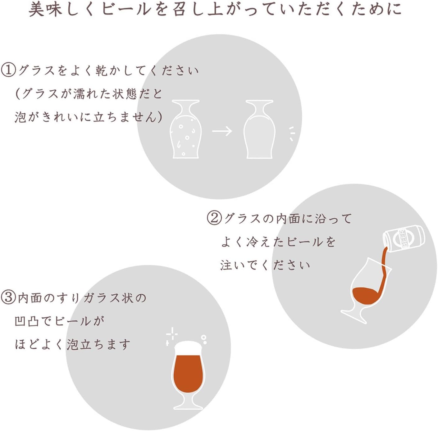 Toyo Sasaki Glass 36311-600-JAN-P Father's Day Foaming Beer Stem Glass, Made in Japan, Dishwasher Safe, Clear Frosted, 14.2 fl oz (420 ml)