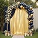 gogoparti 10x10FT Gold Sequin Backdrop Curtain - 2 Panels of 5x10FT Wrinkle-Free Glitter Drapes for Photography, Birthdays, Weddings & Graduations