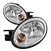HEADLIGHTSDEPOT Compatible with Dodge Neon headlights SRT All Chrome Headlamps Driver/Passenger Pair New