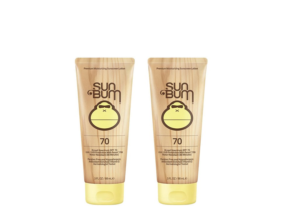 Sun BumMoisturizing Sunscreen Lotion, 3-Ounce, SPF 70 (2 Pack)