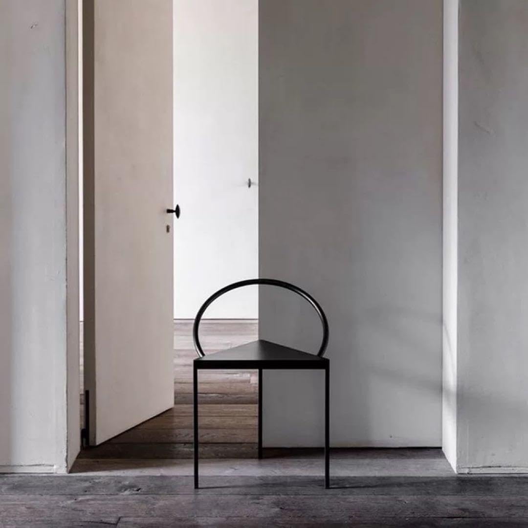 Amazon｜Triangolo Chair ダイニングチェア 椅子 ブラック｜ダイニング 