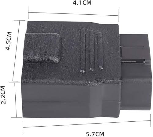 Miniatura 7 de Mini tamaño OBD2 OBDII Full 16 Pin macho a hembra Adaptador de diagnóstico Extensor de diagnóstico OBD Conector de extensión de puerto convertidor